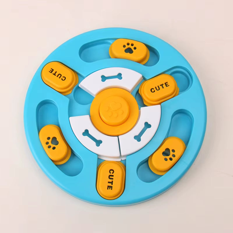 Dog Puzzle Toys Slow Feeder Interactive Increase IQ Food Dispenser Non-Slip Slowly Eating Bowl Cat Dogs Food Games
