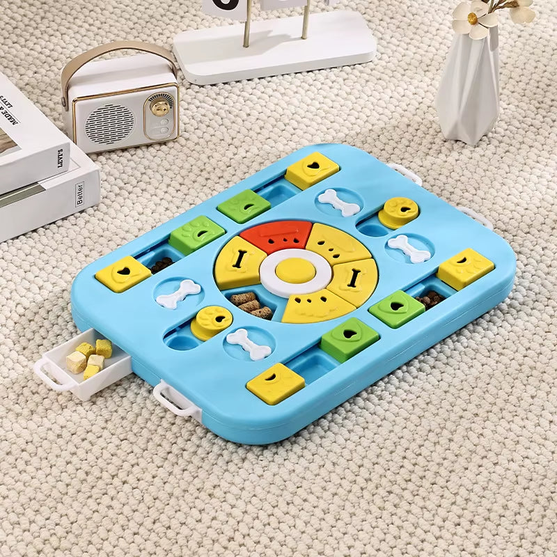 Dog Puzzle Toys Slow Feeder Interactive Increase IQ Food Dispenser Non-Slip Slowly Eating Bowl Cat Dogs Food Games
