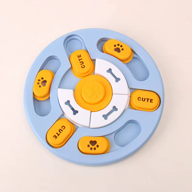Dog Puzzle Toys Slow Feeder Interactive Increase IQ Food Dispenser Non-Slip Slowly Eating Bowl Cat Dogs Food Games