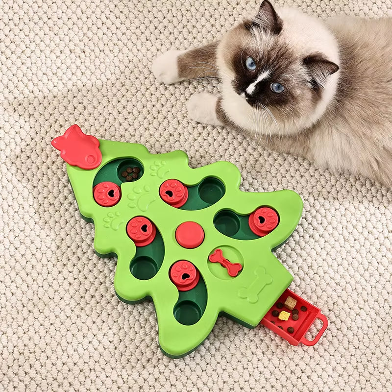 Dog Puzzle Toys Slow Feeder Interactive Increase IQ Food Dispenser Non-Slip Slowly Eating Bowl Cat Dogs Food Games