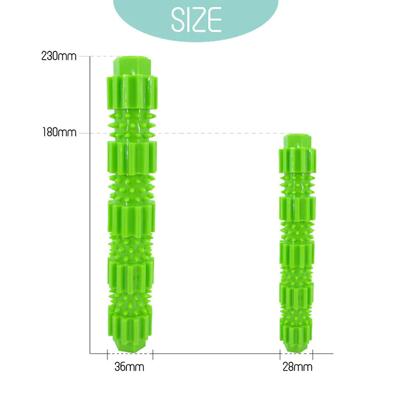 Durable Soft Rubber Dog Chew Toothbrush and Cleaning Toy