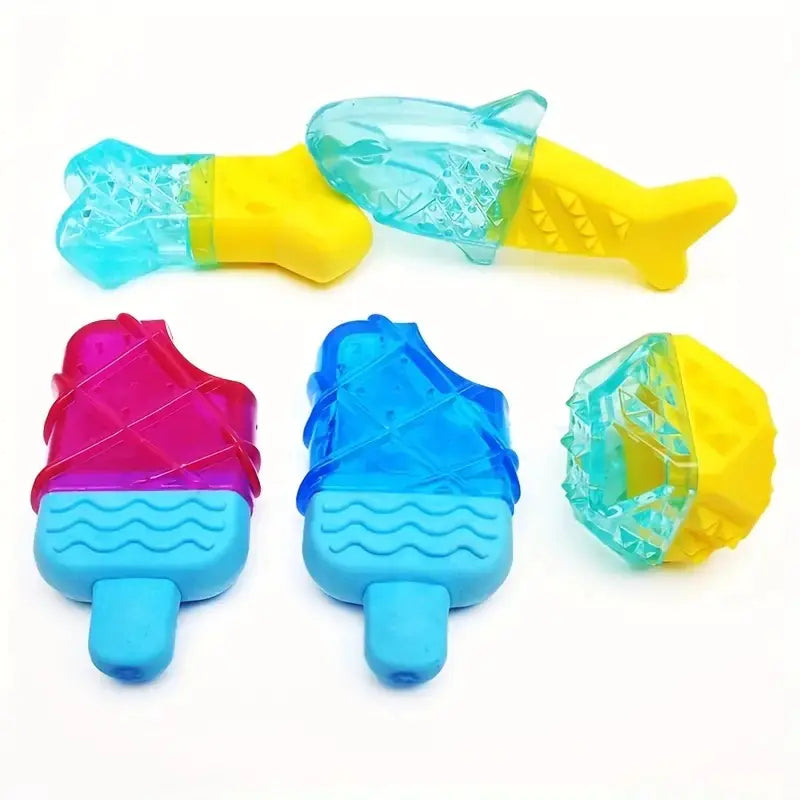 Icy Dog Bite-Resistant Molar Toy Ball for Summer
