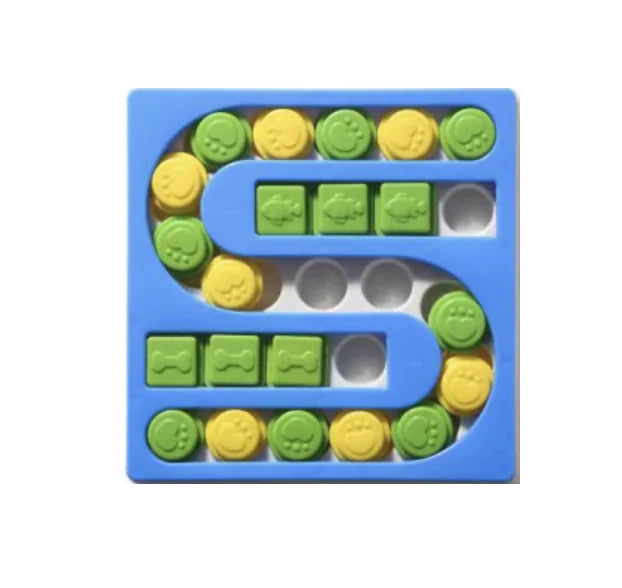 Petz Puzzle S-shaped Square Dog Treat Toy (One Piece)