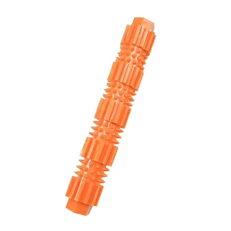 Durable Soft Rubber Dog Chew Toothbrush and Cleaning Toy