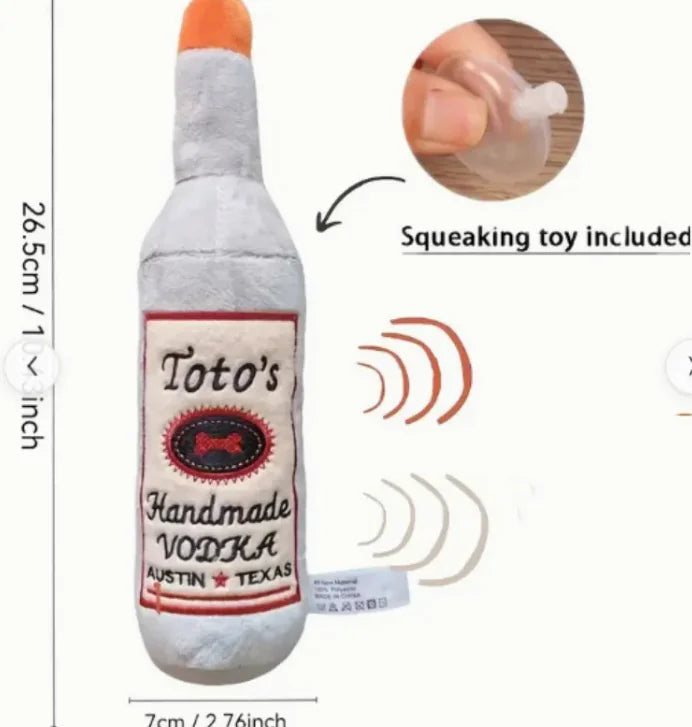 Chew & Chug Vodka Bottle Toy