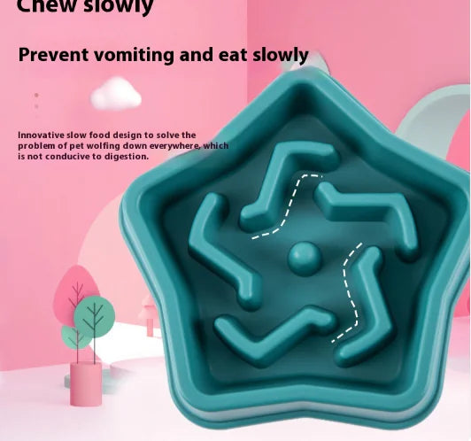 Pet Dog Slow Food Bowl