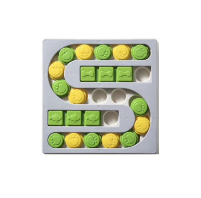 Petz Puzzle S-shaped Square Dog Treat Toy (One Piece)