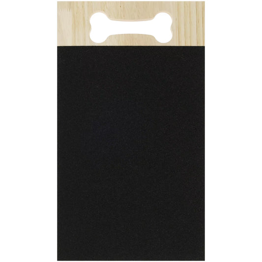 Dog Nail Scratch Board Height Adjustable with Built-In Treat Box Wooden Puppy Nail Grinding Pad Treat Drawer Board Foldable