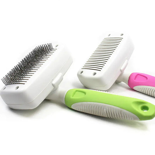 Automatic De-shedding Brush for Dogs and Cats